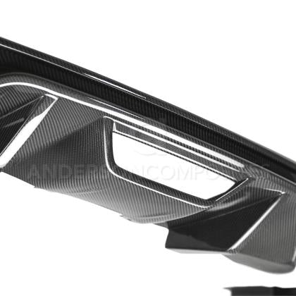 2018-2023 MUSTANG TYPE-OE CARBON FIBER QUAD TIP REAR DIFFUSER