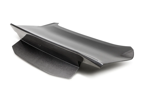 2024 Mustang Anderson Composites Double-Sided Carbon Fiber 1-Piece Type-SA Decklid with Integrated Spoiler