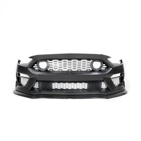 2015-2017 Ford Mustang MACH1 Conversion Bumper Kit with Upper Grille DRL LED Lights & Amber Turn Signal