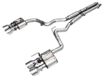 2024 Mustang Dark Horse AWE SwitchPath Cat-Back Exhaust with Chrome Silver Tips