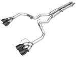 2024-2025 Mustang Dark Horse AWE Track Edition Cat-Back Exhaust with Quad Diamond Black Tips