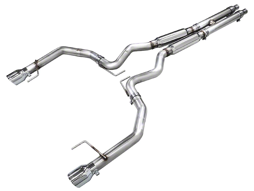 2024-2025 Mustang GT AWE Track Edition Cat-Back Exhaust with Chrome Silver Tips