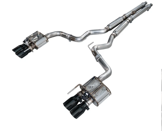 2018-2023 Mustang GT AWE Tuning SwitchPath Exhaust Diamond Black Tips