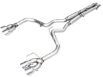 2024 Mustang GT AWE Track Edition Cat-Back Exhaust with Chrome Silver Tips