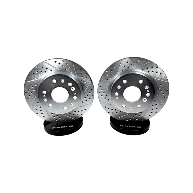 1994-2004 Mustang Cobra Brakes Baer Claw Performance Front Rotors Drilled Slot