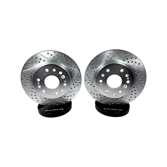 1994-2004 Mustang Cobra Brakes Baer Claw Performance Front Rotors Drilled Slot