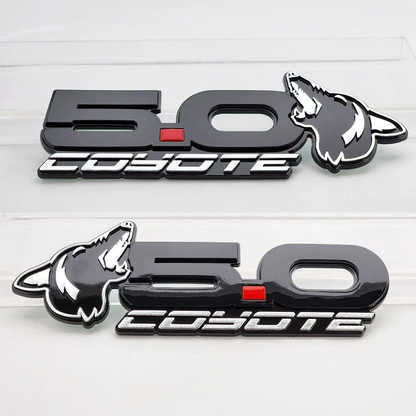 2015-2025 Mustang Howling Coyote 5.0 Fender Emblems