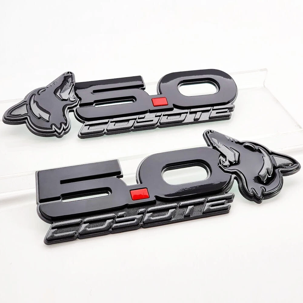 2015-2025 Mustang Howling Coyote 5.0 Fender Emblems