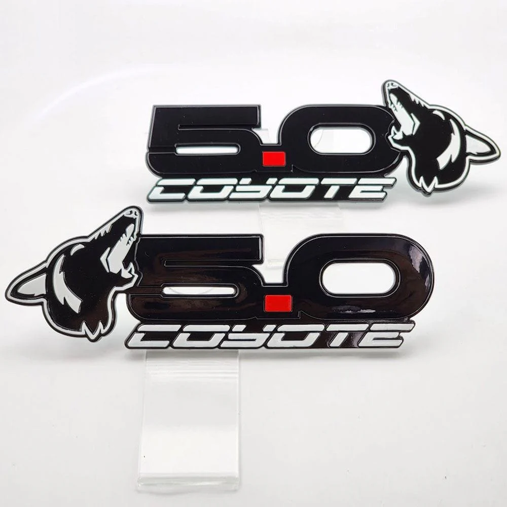 2015-2025 Mustang Howling Coyote 5.0 Fender Emblems