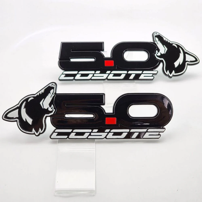 2015-2025 Mustang Howling Coyote 5.0 Fender Emblems