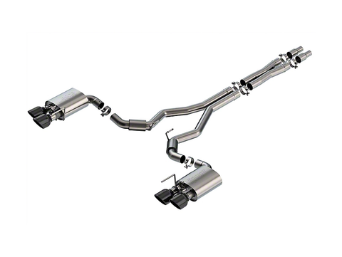 2024 Mustang Dark Horse Borla S-Type Cat-Back Exhaust with Black Chrome Tips