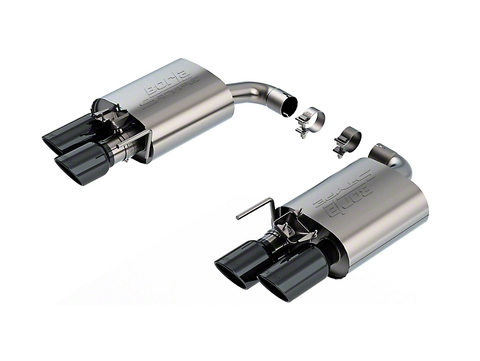 2024 Mustang GT Borla S-Type Axle-Back Exhaust with Black Chrome Tips