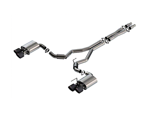 2024 Mustang Dark Horse Borla S-Type Cat-Back Exhaust with Carbon Fiber Tips