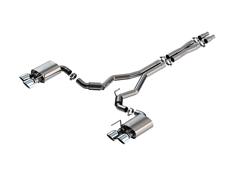 2024-2025 Mustang Dark Horse Borla S-Type Cat-Back Exhaust with Chrome Tips