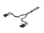 2024-2025 Mustang Dark Horse Borla ATAK Cat-Back Exhaust with Carbon Fiber Tips