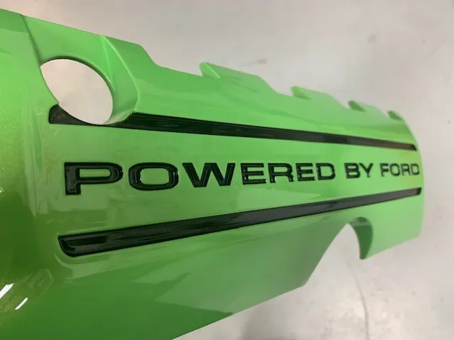 2011-2017 Mustang GT & 2015-2020 GT350 Coil Covers Paint Matched Black Letters Accents