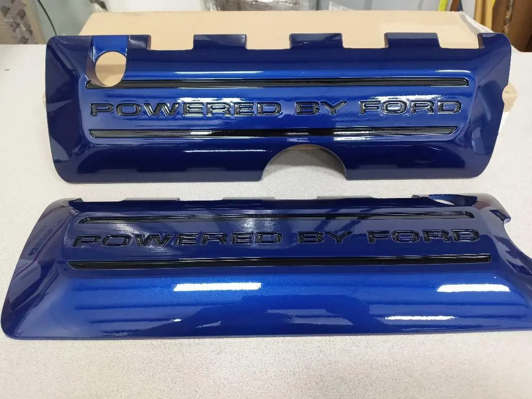 2011-2017 Mustang GT & 2015-2020 GT350 Coil Covers Paint Matched Black Letters Accents