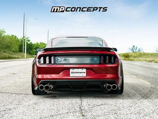 2015-2017 Mustang GT350 Style Rear Bumper and Diffuser Kit Unpainted