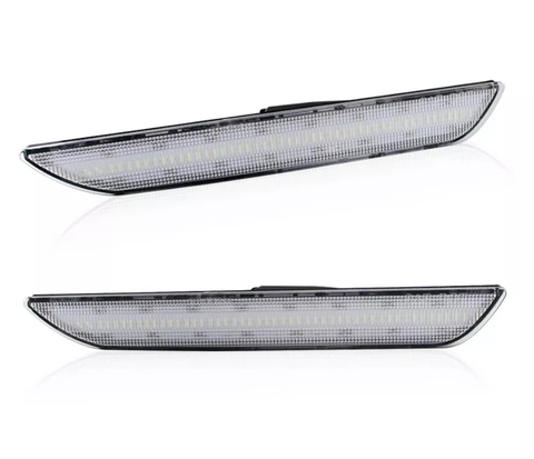 2010-2023 Mustang Clear with White LED Sidemarkers