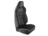 Corbeau Trailcat Reclining Seats Black Vinyl Gray HD Vinyl Pair