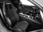 Corbeau A4 Racing Seats Black Cloth Pair