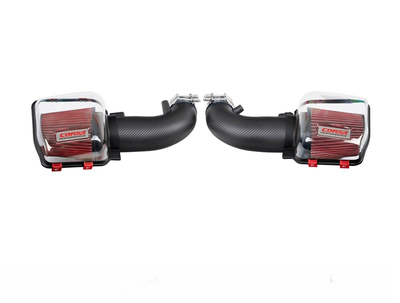 2024-2026 Mustang GT Corsa Carbon Fiber Cold Air Intake W/ DryTech Matte