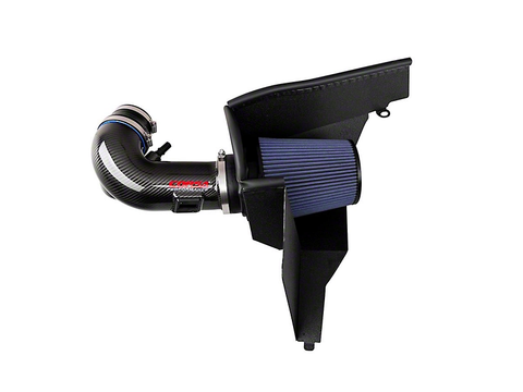 2018-2023 Mustang GT Corsa Open Element Cold Air Intake with MaxFlow 5 Oiled Filter Carbon Fiber