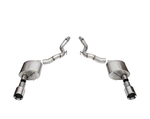 2024-2025 Mustang GT Convertible Corsa Sport Axle-Back Exhaust with Straight Cut Polished Tips