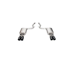 2024-2025 Mustang GT w/ Active Corsa Performance Sport Valved Cat-Back Exhaust with Straight Cut Black Tips