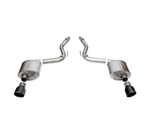 2024 Mustang GT Corsa Touring Axle-Back Exhaust with Black Tips