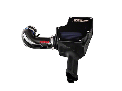 2018-2023 Mustang GT Corsa Closed Box Cold Air Intake with DryTech 3D Oiled Filter Carbon Fiber (Copy)