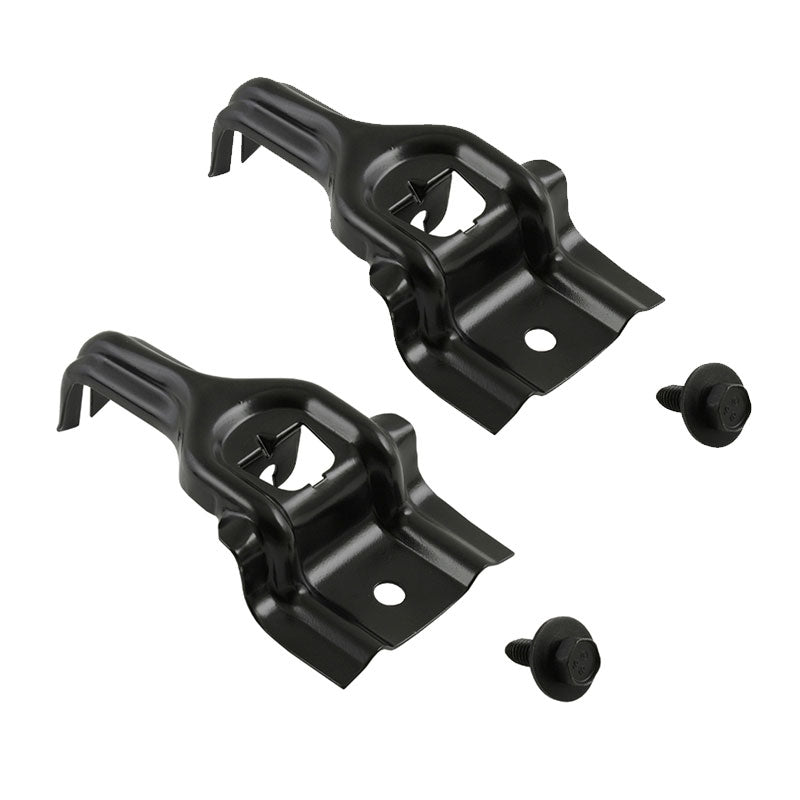 1979-1993 Mustang Upper Radiator Brackets Black