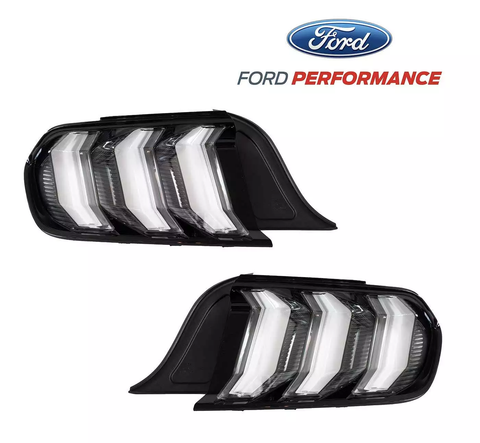 2015-2023 Mustang Genuine Ford OEM Stealth Package Clear Taillights Lamps LH RH