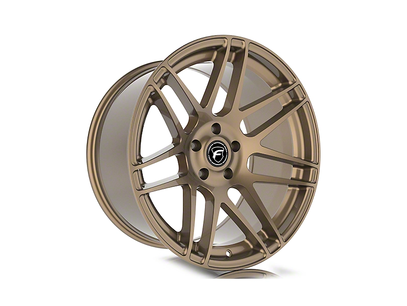 2005-2025 Mustang Forgestar F14 Monoblock Satin Bronze Wheel 19x9.5