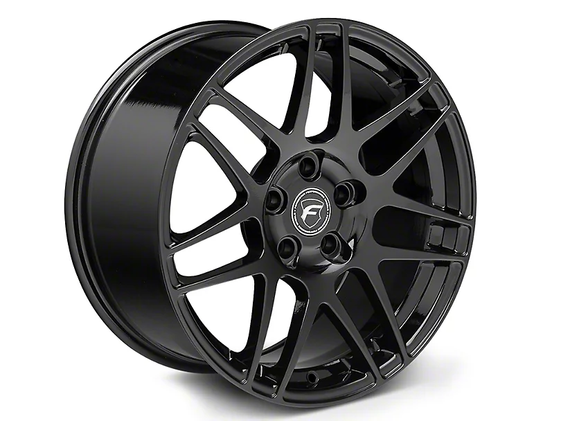 2010-2025 Mustang Forgestar F14 Monoblock Piano Black Wheel Rear Only 20x11