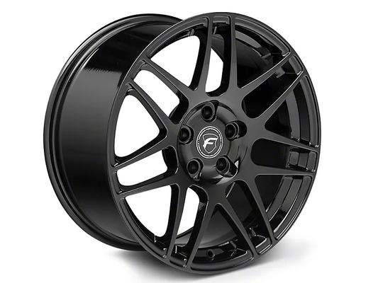 2010-2025 Mustang Forgestar F14 Monoblock Piano Black Wheel Rear Only 20x11