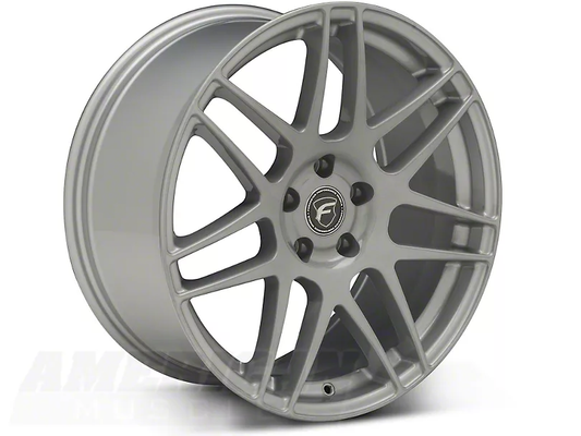 2024-2026 Mustang Forgestar F14 Monoblock Silver Wheel Rear Only 19x10