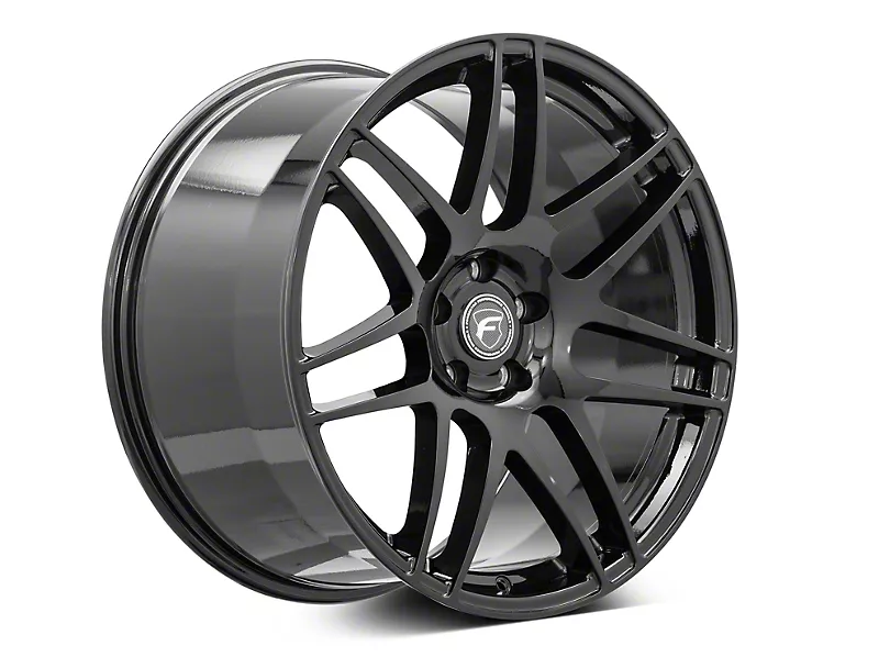 2010-2024 Mustang Forgestar F14 Monoblock Deep Concave Piano Black Wheel Rear Only 20x11