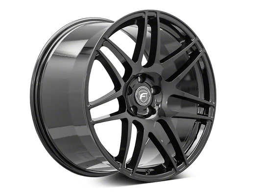 2010-2024 Mustang Forgestar F14 Monoblock Deep Concave Piano Black Wheel Rear Only 20x11