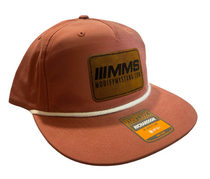 Modify My Stang Leather Patch Hats