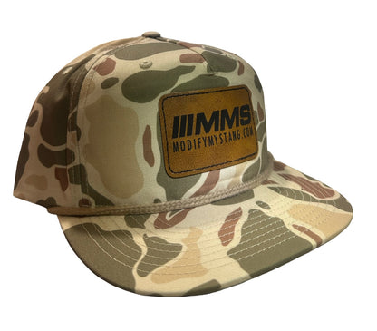 Modify My Stang Leather Patch Hats