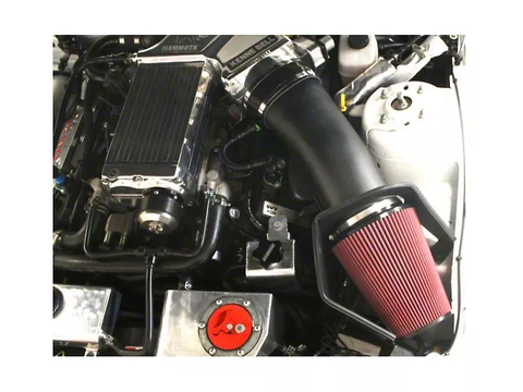 2007-2009 Mustang GT500 w/ Whipple JLT SUPER Big Air Cold Air Intake with Red Oiled Filter