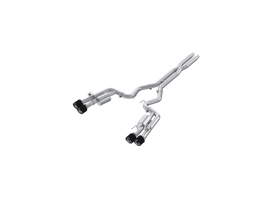 For 2024-2026 Mustang Dark Horse MBRP Armor Pro Cat Back Dual Carbon Fiber Tips