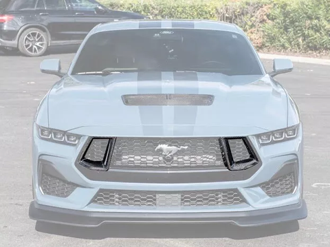 2024-2025 Mustang GT Upper Grille Inserts Carbon Fiber