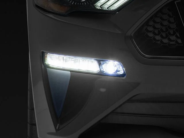 2018-2023 Mustang GT Ecoboost LED Fog Lights with Sequential Turn Signals