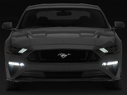 2018-2023 Mustang GT Ecoboost LED Fog Lights with Sequential Turn Signals