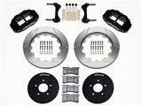 1994-1999 Wilwood Superlite 6R Front Big Brake Kit with 14-Inch Slotted Rotors; Black Calipers