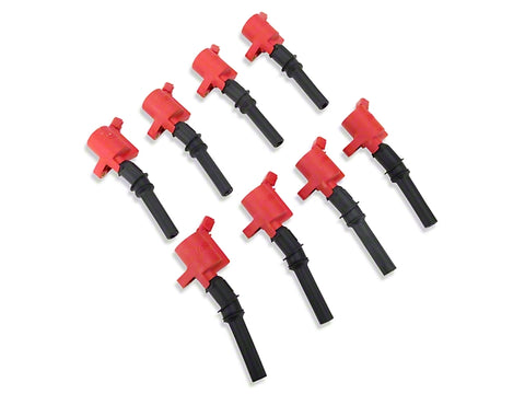 1999-2004 MSD 2-Valve Blaster Coil Packs; Red