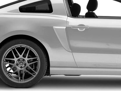 2010-2014 Side Scoops with Inserts; Unpainted