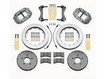 1994-2004 Wilwood Superlite 4R Road Race Front Big Brake Kit with 12.88-Inch Plain Rotors; Anodized Gray Calipers